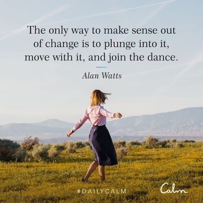 Calm change quote